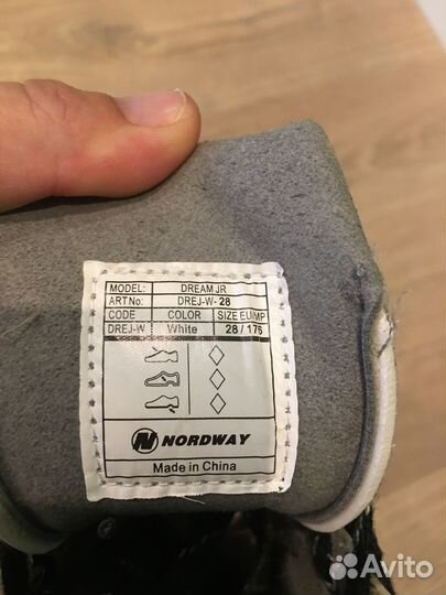 Коньки фигурные Nordway 28 размер