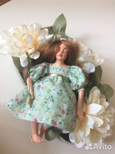 Кукла маленькая спящая фея