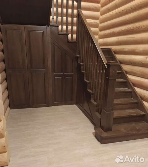 Изготовление лестниц на 2 этаж в частном доме