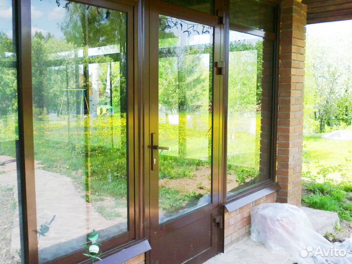 Остекление беседок, веранды, барбекю, перегородки