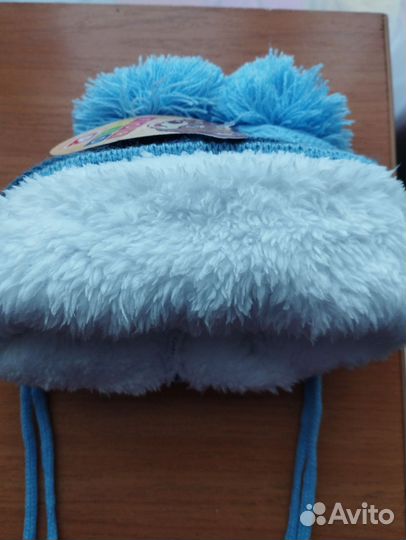 Шапка новая на мальчика 0-6