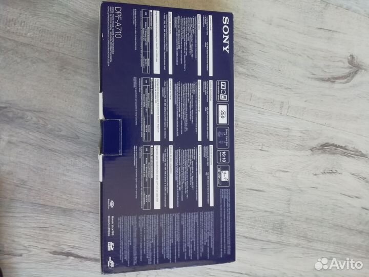 Цифровая фоторамка sony DPF-A710