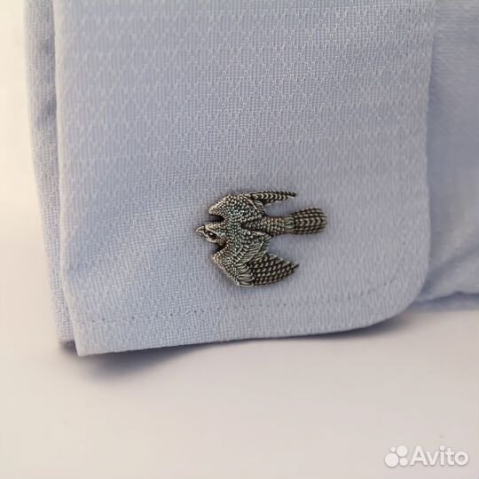 Запонки Сокол Сапсан Запонки Ручной Работы