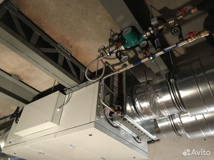 Монтаж систем вентиляции и кондиционирования