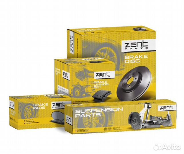 Датчик ABS задний Zentparts