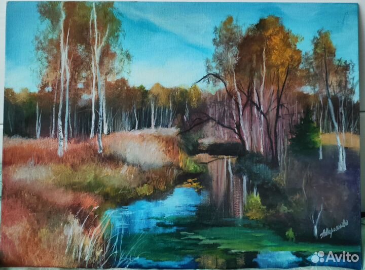 Картина маслом на холсте,30*40