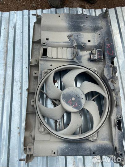 Citroen C4 I, диффкузор в сборе