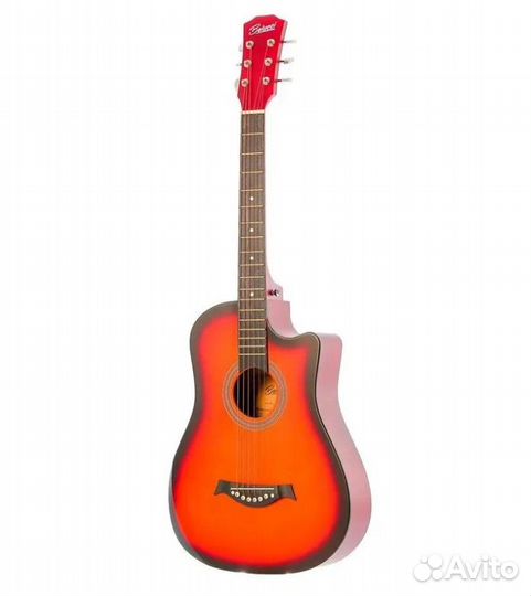 Акустическая гитара оранжевая (размер 7/8)