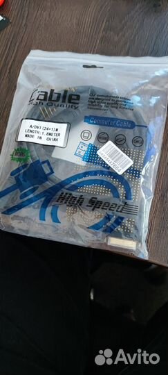 Кабель hdmi / DVI-D с ферритовыми кольцами