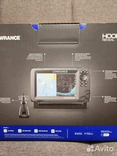 Эхолот Lowrance hook reveal 7 (русский)