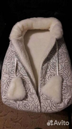 Зимний конверт в коляску