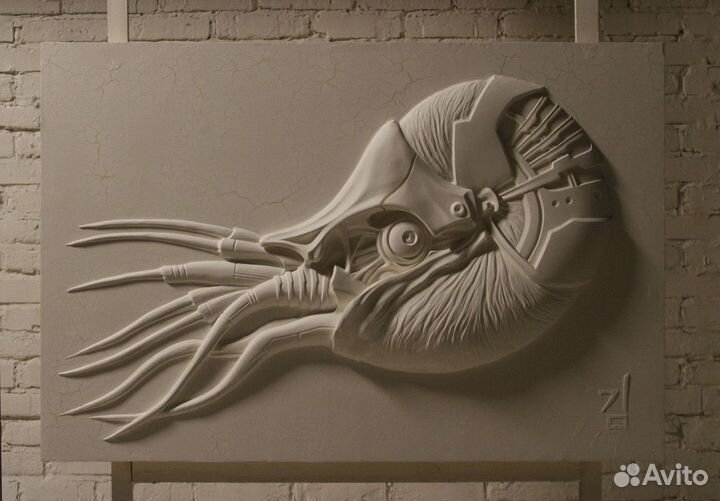 Барельеф / Панно Наутилус