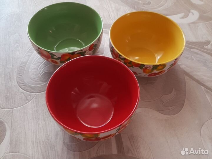 Набор салатников керамика