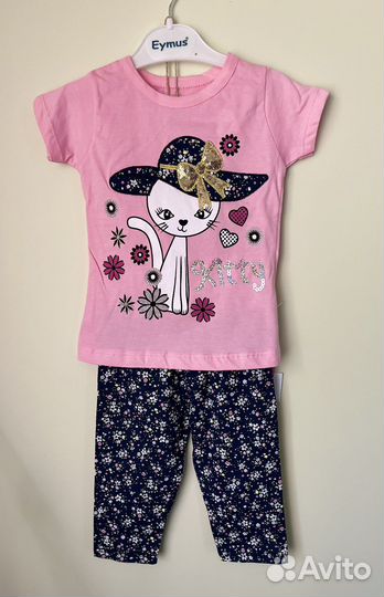Костюм для девочки летний новый
