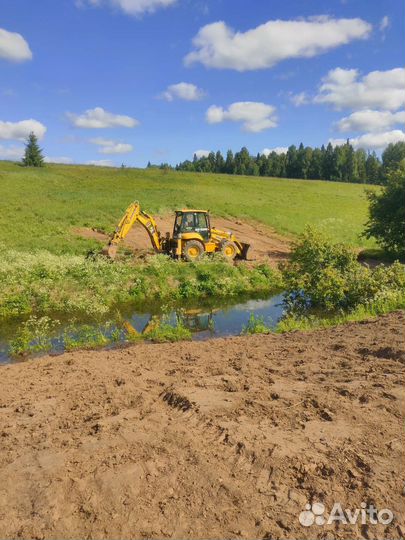 Услуги экскаватора погрузчика komatsu