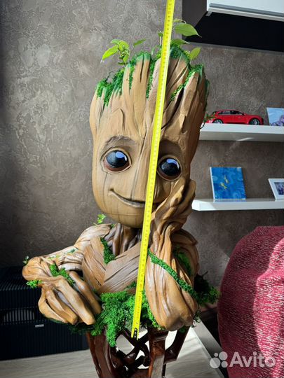 Кашпо для цветов напольное горшок Грут groot