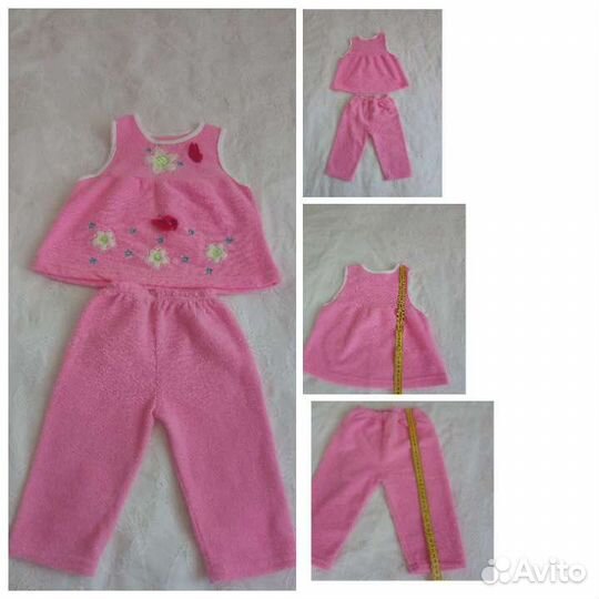 Костюмы теплые на девочку с 3-36 мес