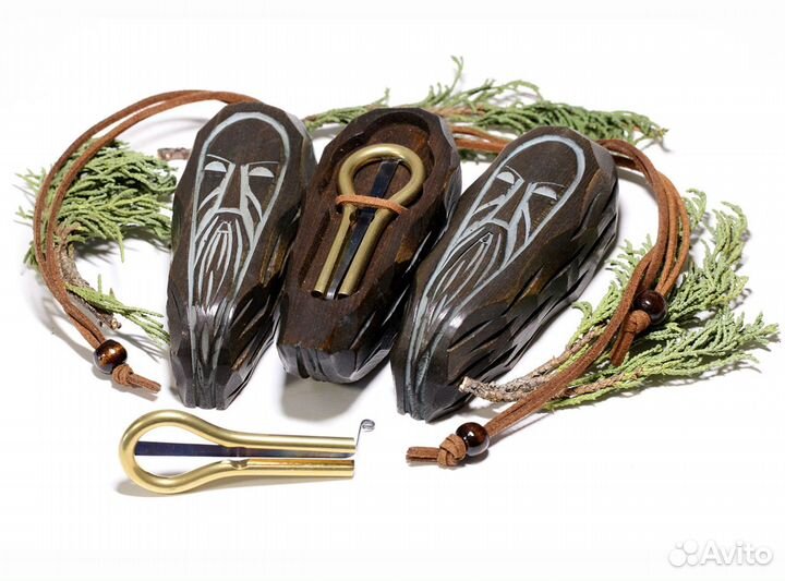 Алтайский Варган с чехлом шаман