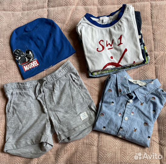 2 ветровки 92-98, шапка/футболки в подарок