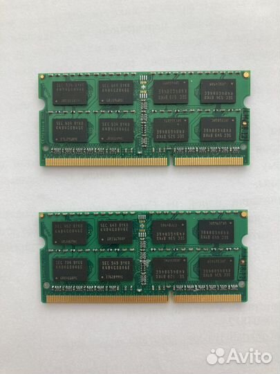Оперативная память для MacBook DDR3 16Гб 1333 CL-9