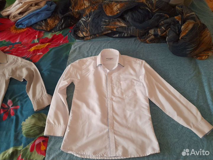 Рубашки на мальчика 134 140