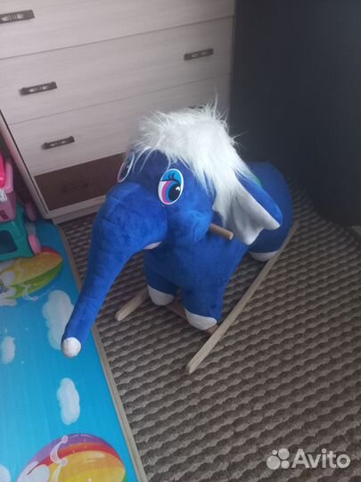 Детская качалка слон