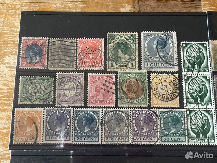 Старая коллекция марок