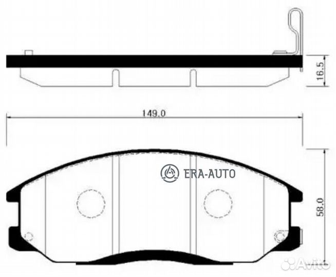 HSB HP0024 Колодки торм