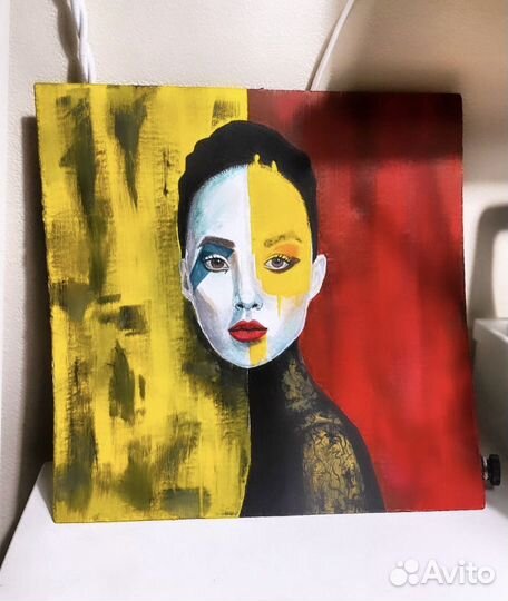 Картина акрилом