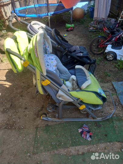 Коляска санки
