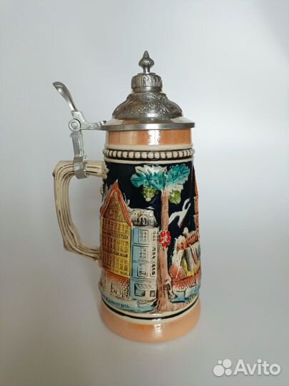 Коллекционная пивная кружка Германия Страсбург