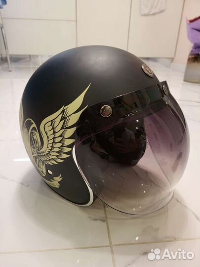 Мотошлем Torc T57 3/4 Wheel черный матовый