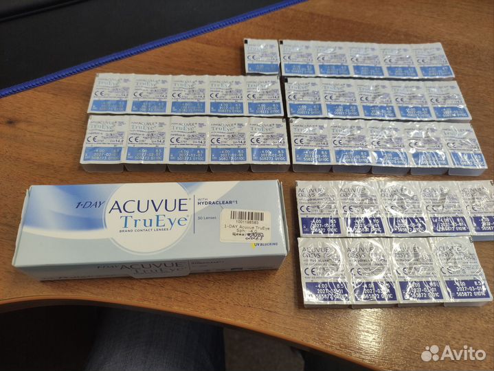 Линзы контактные Acuvue Try Etc D -4 BC 8,5