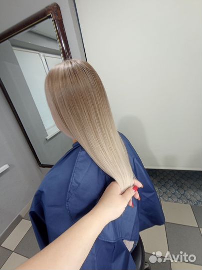 Окрашивание волос в тон. Аиртач. Мелирование