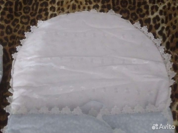 Конверт на выписку c родом для мальчика зима