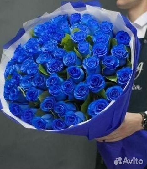 Синие розы Цветы Доставка