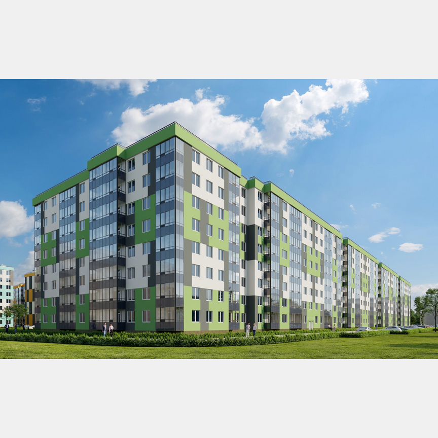2-к. квартира, 63,6 м², 3/8 эт.
