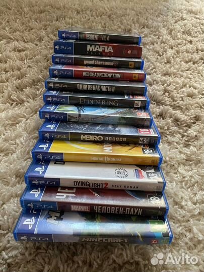 Диски на игровую приставку ps4 / ps5