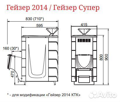 Печь Для Бани Гейзер 2014 Carbon с коротким топливником антрацит