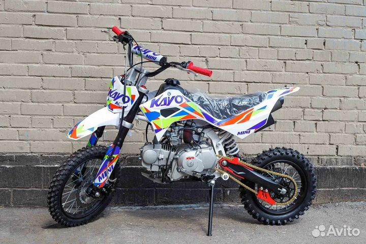 Мотоцикл kayo mini YX125EM pitbike Витрина