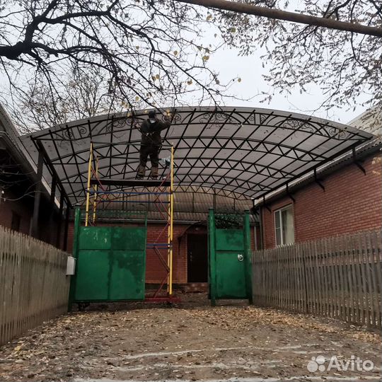 Навесы из поликарбоната
