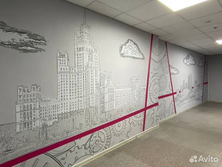 Роспись стен / Граффити - Услуги Художника