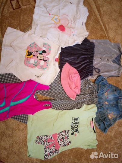 Вещи для девочки пакетом