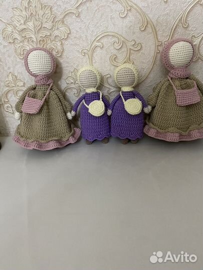 Вязаная кукла мусульманка, в наличии