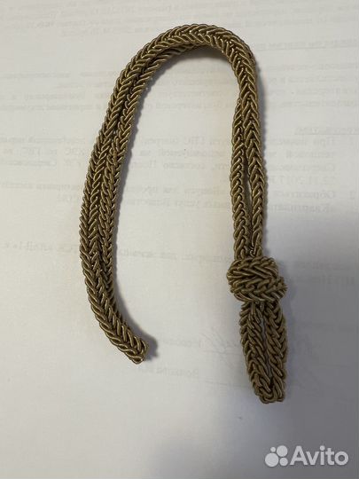 Филигранный шнур на фуражку