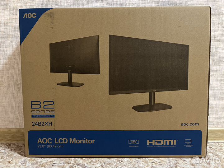 Новый IPS монитор AOC 24B2XH (23.8 дюйма/75Гц)