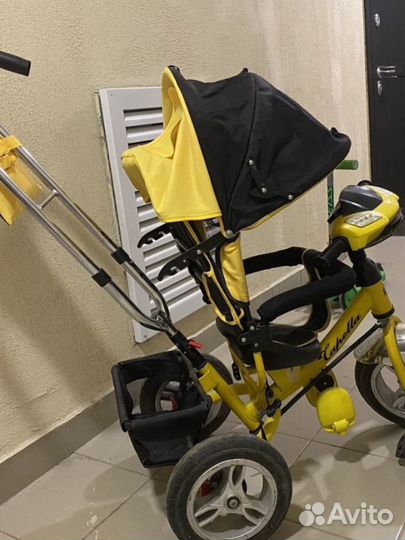 Трехколесный велосипед с родительской ручкой