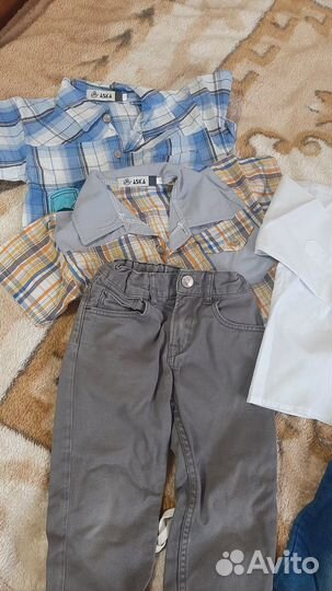 Рубашки джинсы