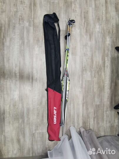 Лыжи беговые fisher коньковые полный комплект