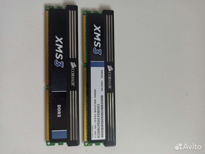 Оперативная память korsair ddr3 8 gb